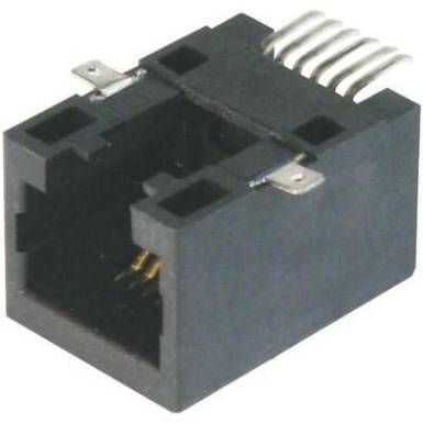 Moduláris beépíthető csatlakozóalj - SMD Alj, egyenes RJ10 Pólusszám: 4P4C A-20040-LP/SMT-A ASSMANN WSW Tartalom: 1 db Moduláris beépíthető csatlakozóalj - SMD Alj, egyenes RJ10 Pólusszám: 4P4C A-20040-LP/SMT-A ASSMANN WSW Tartalom: 1 db