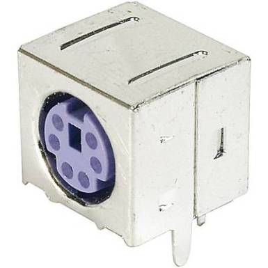 Mini DIN beépíthető hüvely ASSMANN WSW A-DIO-FS06/PURPLE Mini DIN beépíthető hüvely ASSMANN WSW A-DIO-FS06/PURPLE