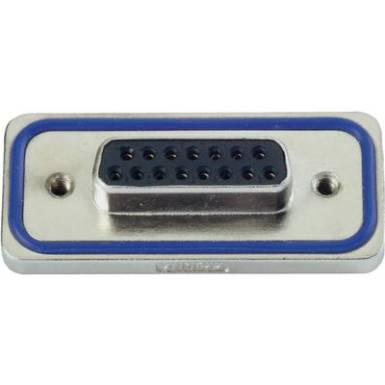 D-SUB h&uuml;velyes kapocsl&eacute;c 180 &deg; p&oacute;lussz&aacute;m: 15 Conec 15-000623 1 db
