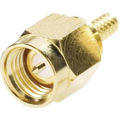 Amphenol SMA dugó, krimpelhető, 50 Ω Amphenol SMA dugó, krimpelhető, 50 Ω