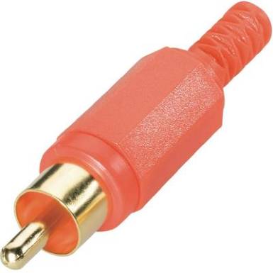 RCA dugók / csatlakozók Piros BKL Electronic RCA dugók / csatlakozók Piros BKL Electronic