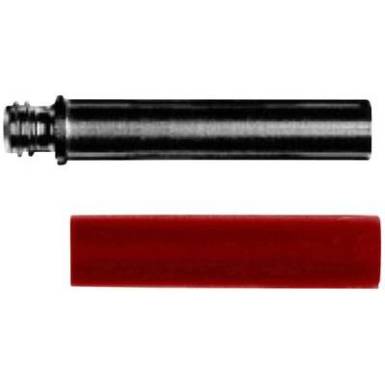 Becsavarozható hüvely belső 4mm/32A piros Becsavarozható hüvely belső 4mm/32A piros