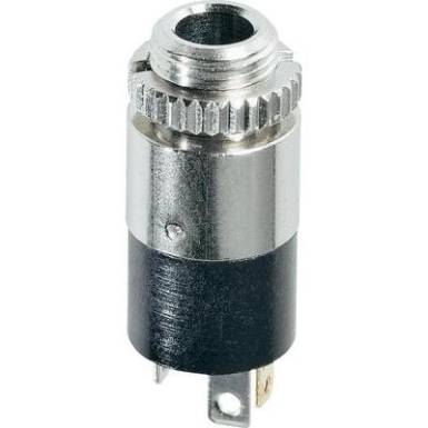 Jack csatlakozó, 3,5 mm alj, beépíthető, függőleges pólusszám: 3 Sztereo ezüst Hicon HI-J35SEF 1 db Jack csatlakozó, 3,5 mm alj, beépíthető, függőleges pólusszám: 3 Sztereo ezüst Hicon HI-J35SEF 1 db