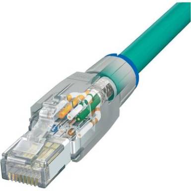 Phonix Contact RJ45 csatlakozó dugó IP20 CAT5e, szürke, VS-08-RJ45-5-Q/IP20 Phonix Contact RJ45 csatlakozó dugó IP20 CAT5e, szürke, VS-08-RJ45-5-Q/IP20