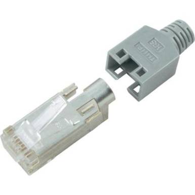 RJ45 csatlakozó, CAT5e Hirose TM11 Dugó, egyenes Pólusszám: 8P8C RJ45C5E-GR TM11 Szürke Hirose Electronic Tartalom: 1 db RJ45 csatlakozó, CAT5e Hirose TM11 Dugó, egyenes Pólusszám: 8P8C RJ45C5E-GR TM11 Szürke Hirose Electronic Tartalom: 1 db
