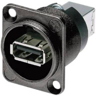Reverzibilis USB-átvezető, 2.0 fekete Reverzibilis USB-átvezető, 2.0 fekete