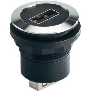 Schlegel be&eacute;p&iacute;thető USB alj 2.0, f&eacute;m, RRJVA_USB_AA