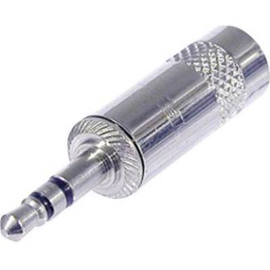 Rean lengő 3,5 mm sztereo jack dugó, fém, NYS 231 Rean lengő 3,5 mm sztereo jack dugó, fém, NYS 231