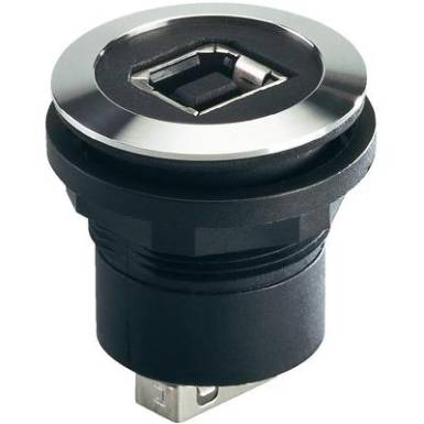 Schlegel beépíthető USB alj 2.0, fém, RRJVA_USB_BA Schlegel beépíthető USB alj 2.0, fém, RRJVA_USB_BA