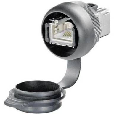 Alj, be&eacute;p&iacute;thető IE-FCM-RJ45-C Fekete Weidm&uuml;ller Tartalom: 1 db