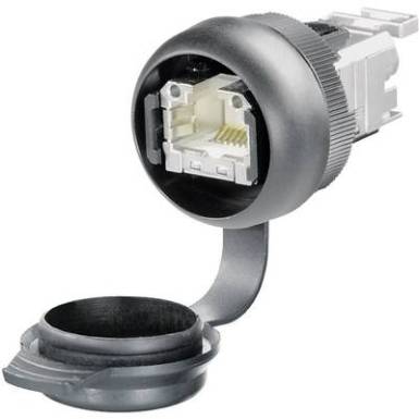 Dugó, beépíthető IE-FCM-RJ45-FJ-P Fekete Weidmüller Tartalom: 1 db Dugó, beépíthető IE-FCM-RJ45-FJ-P Fekete Weidmüller Tartalom: 1 db