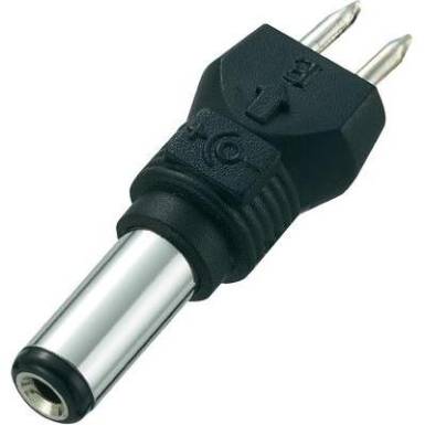 Kisfeszültségű adapter csatlakozó külső Ø 5,5 mm, belső Ø 2,1 mm, egyenes, Voltcraft Kisfeszültségű adapter csatlakozó külső Ø 5,5 mm, belső Ø 2,1 mm, egyenes, Voltcraft