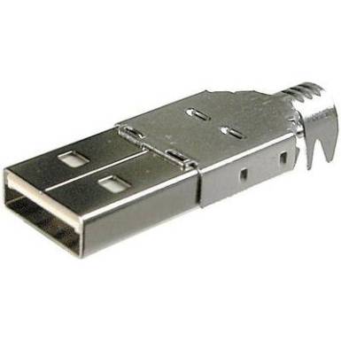 Lengő USB A csatlakozódugó BKL Electronic A-USBPA-N Lengő USB A csatlakozódugó BKL Electronic A-USBPA-N