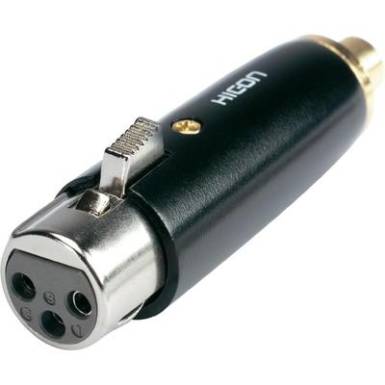 XLR adapter XLR alj - RCA alj HiconHI-X3CI-FF, 1 db XLR adapter XLR alj - RCA alj HiconHI-X3CI-FF, 1 db