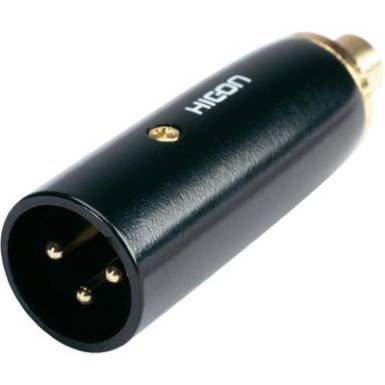 XLR adapter XLR dugó - RCA alj HiconHI-X3CI-MF, 1 db XLR adapter XLR dugó - RCA alj HiconHI-X3CI-MF, 1 db