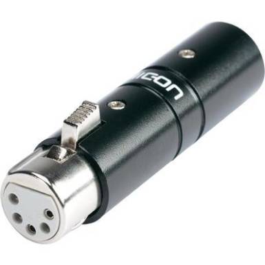 XLR adapter XLR dugó - XLR alj HiconHI-X3X5-MF, 1 db XLR adapter XLR dugó - XLR alj HiconHI-X3X5-MF, 1 db