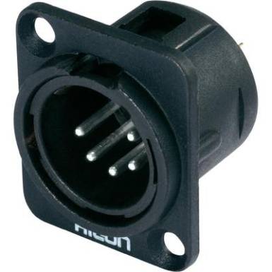 XLR csatlakozó peremes dugó, egyenes érintkezők pólusszám: 5 fekete Hicon HI-X5DM-M 1 db XLR csatlakozó peremes dugó, egyenes érintkezők pólusszám: 5 fekete Hicon HI-X5DM-M 1 db