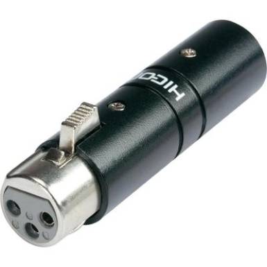 XLR adapter XLR dugó - XLR alj HiconHI-X3X3-FM, 1 db XLR adapter XLR dugó - XLR alj HiconHI-X3X3-FM, 1 db