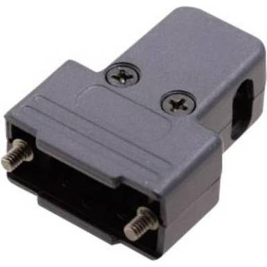 D-SUB doboz pólusszám: 9 műanyag 180 °, 45 °, 45 ° Fekete MH Connectors MHTRI-P-09-K 1 db D-SUB doboz pólusszám: 9 műanyag 180 °, 45 °, 45 ° Fekete MH Connectors MHTRI-P-09-K 1 db