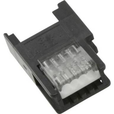 MiniClamp csatlakozó alj, 4 pólusú, AWG 20-22 szürke MiniClamp csatlakozó alj, 4 pólusú, AWG 20-22 szürke