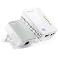 TP-LINK TL-WPA4220 KIT Homeplug AV500 Wireless N Powerline Range Extender 300Mbps 2 port Starter Kit