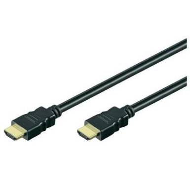 HDMI k&aacute;bel [1x HDMI dug&oacute;  1x HDMI dug&oacute;] 3 m fekete High Speed Manhattan 756575