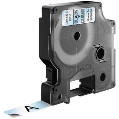 DYMO feliratoz&oacute;szalag D1, 12mm, &aacute;tl&aacute;tsz&oacute;/fekete, S0720500