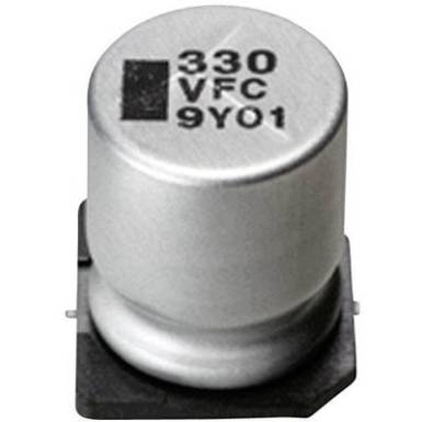 SMD elektrolit kondenzátor 100 µF 50 V 20 % (Ø x H) 10.2 mm x 10 mm Panasonic EEEFC1H101P 1 db SMD elektrolit kondenzátor 100 µF 50 V 20 % (Ø x H) 10.2 mm x 10 mm Panasonic EEEFC1H101P 1 db