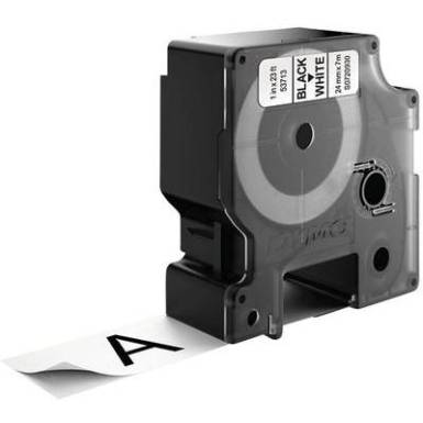 DYMO feliratoz&oacute;szalag D1, 24mm, feh&eacute;r/fekete, S0720930