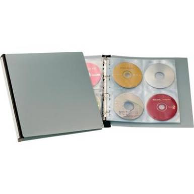 DURABLE CD/DVD album, 96 db, 12 lap, fekete, 5277-01