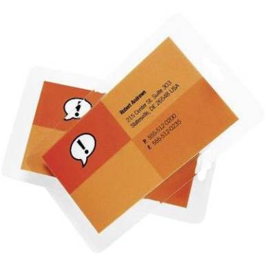 Lamináló fólia hitelkártyához, 54 x 85 mm, 250 mikron, 100 db Lamináló fólia hitelkártyához, 54 x 85 mm, 250 mikron, 100 db