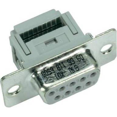 D-SUB h&uuml;velyes kapocsl&eacute;c 180 &deg; p&oacute;lussz&aacute;m: 9 Harting 09 66 118 7500 1 db