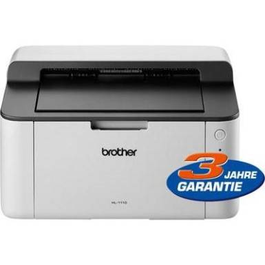 Fekete/fehér lézernyomtató, USB, 2400 x 600 dpi, max 20 lap/mp, Brother HL-1110G1 Fekete/fehér lézernyomtató, USB, 2400 x 600 dpi, max 20 lap/mp, Brother HL-1110G1