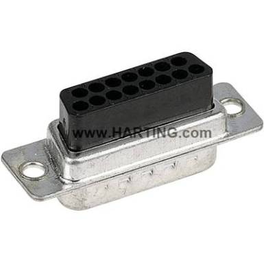 D-SUB hüvelyes kapocsléc 180 ° pólusszám: 50 Harting 09 67 050 4701 1 db D-SUB hüvelyes kapocsléc 180 ° pólusszám: 50 Harting 09 67 050 4701 1 db