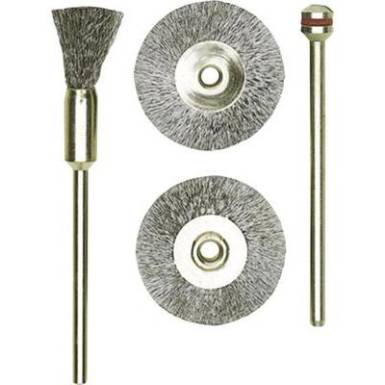 Proxxon Micromot 2db acélhuzalos ecset, acélkefe kisgépekhez Proxxon Micromot 2db acélhuzalos ecset, acélkefe kisgépekhez