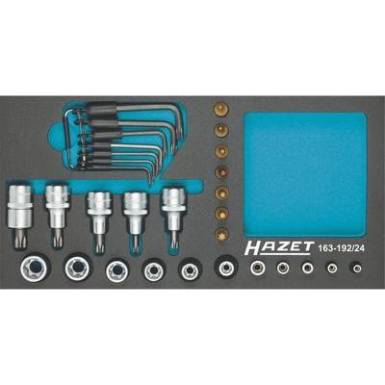 Torx dugókulcs készlet, Hazet 163-192/24 Torx dugókulcs készlet, Hazet 163-192/24