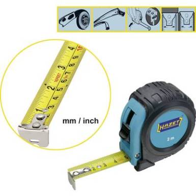 Mérőszalag 3 m, Hazet 2154N-3 Mérőszalag 3 m, Hazet 2154N-3