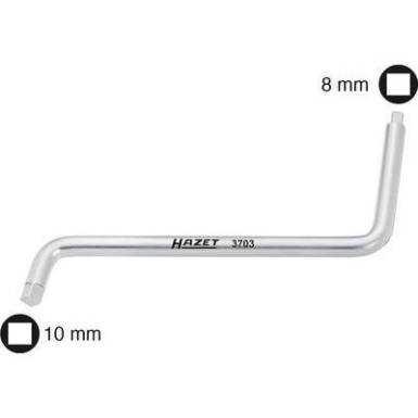 Olajleeresztő kulcs 8/10 mm, Hazet 3703 Olajleeresztő kulcs 8/10 mm, Hazet 3703