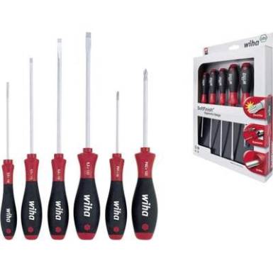 Króm-vanádium PZ csavarhúzókészlet 6 részes Wiha SoftFinish 07153 Króm-vanádium PZ csavarhúzókészlet 6 részes Wiha SoftFinish 07153