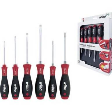 Króm-vanádium PH csavarhúzókészlet 6 részes Wiha SoftFinish 21248 Króm-vanádium PH csavarhúzókészlet 6 részes Wiha SoftFinish 21248