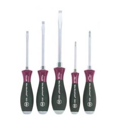 Króm-vanádium csavarhúzókészlet 5részes PH Wiha MicroFinish 29138 Króm-vanádium csavarhúzókészlet 5részes PH Wiha MicroFinish 29138