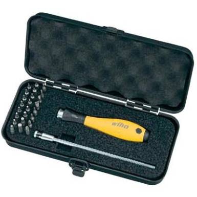 ESD bit k&eacute;szlet, 26 r&eacute;szes, Wiha SYSTEM 4 33848