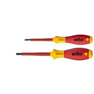 VDE kereszt csavarhúzó, 2 db, Wiha SoftFinish electric Xeno 32281 VDE kereszt csavarhúzó, 2 db, Wiha SoftFinish electric Xeno 32281