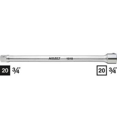 Dugókulcs hajtószár hosszabbító, 20 mm (3/8), Hazet 1018 Dugókulcs hajtószár hosszabbító, 20 mm (3/8), Hazet 1018