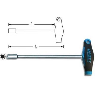 T markolatú hatszög dugókulcs 10 mm, Hazet 428LG-10 T markolatú hatszög dugókulcs 10 mm, Hazet 428LG-10