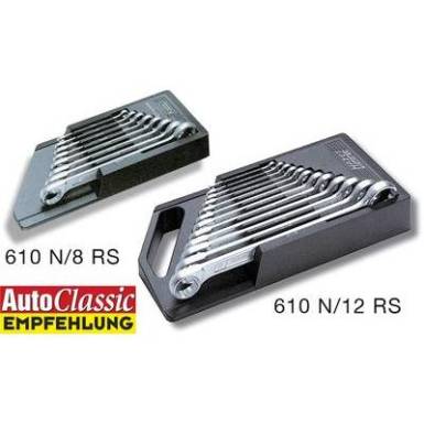 Kettős csillagkulcs készlet, 8 részes, Hazet 610N/8RS Kettős csillagkulcs készlet, 8 részes, Hazet 610N/8RS