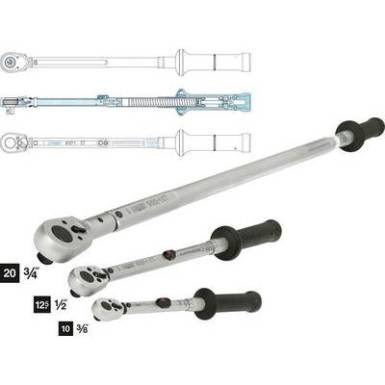 Nyomatékkulcs 390 mm 27,1-135,6 Nm 10 mm (3/8), Hazet 6115-1CT Nyomatékkulcs 390 mm 27,1-135,6 Nm 10 mm (3/8), Hazet 6115-1CT
