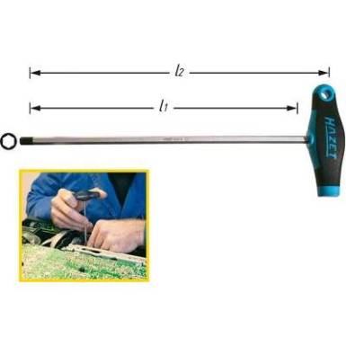 T markolatú imbuszkulcs 2,5 mm, Hazet 828-2.5 T markolatú imbuszkulcs 2,5 mm, Hazet 828-2.5