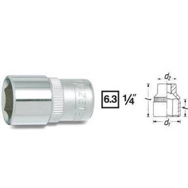 Dug&oacute;kulcsfej 5 mm, 6,3 mm (1/4), Hazet 850-5