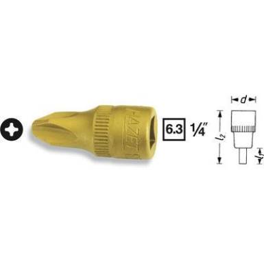 Kereszthornyú csavarhúzófej PH 4, 6,3 mm (1/4), Hazet 8506-PH4 Kereszthornyú csavarhúzófej PH 4, 6,3 mm (1/4), Hazet 8506-PH4